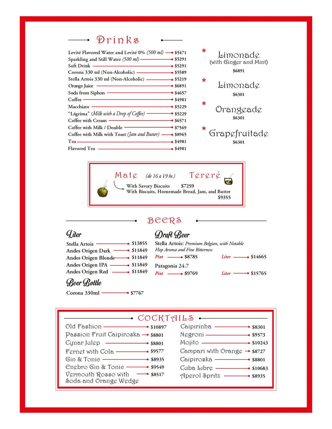 Menu — Page 6